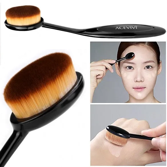 Cosmetic Tool Makeup Face Powder/ Blush Brush   Puff Sponge   Makeup Brush Cleaner