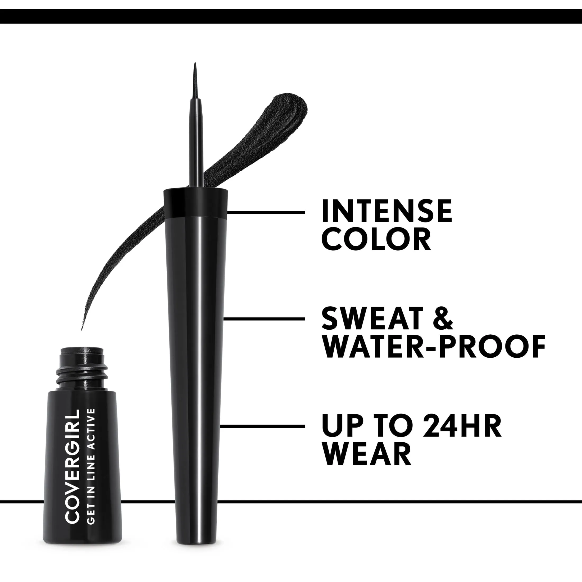 COVERGIRL Get in Line Active Eyeliner, 355 Amber Intensity, 0.08 oz