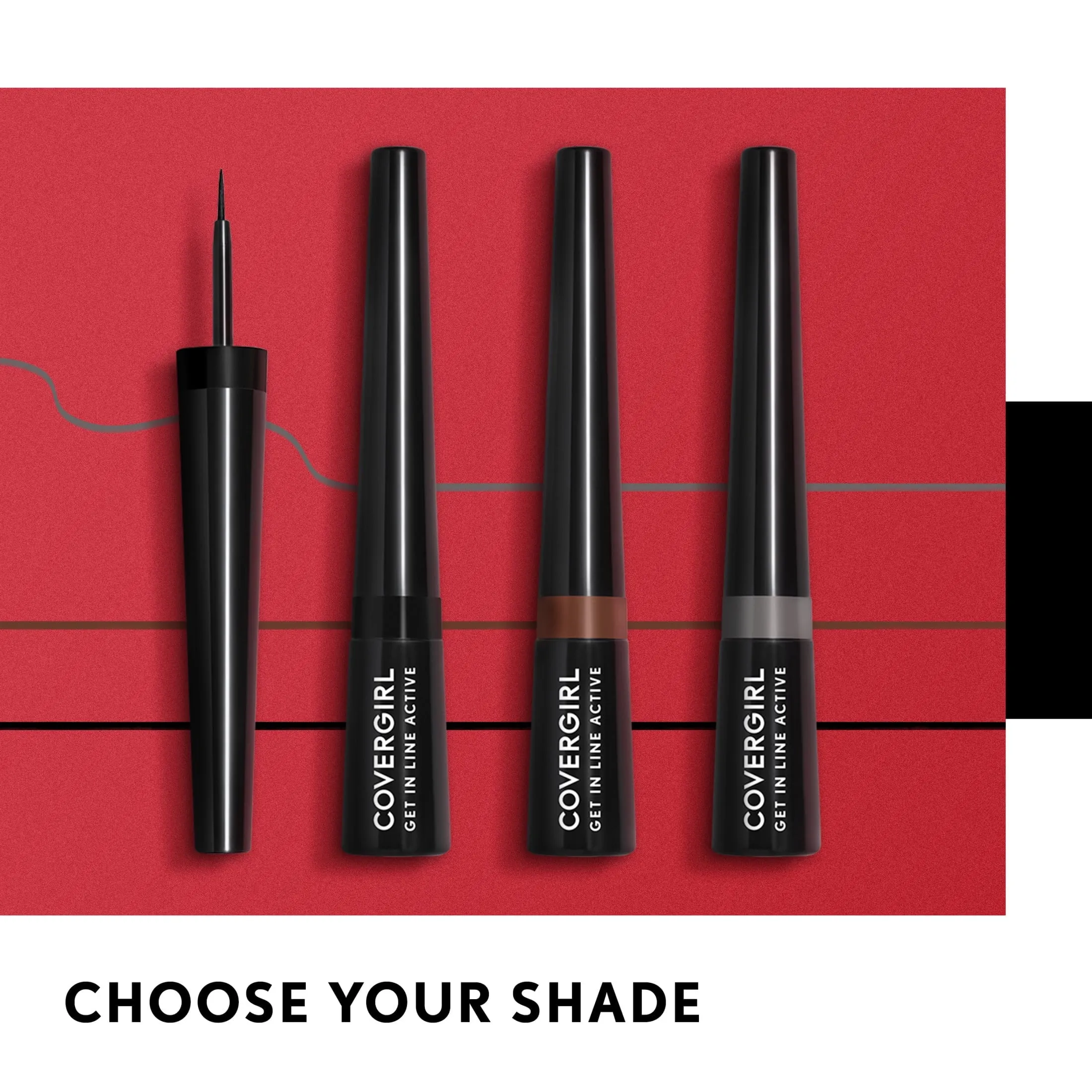 COVERGIRL Get in Line Active Eyeliner, 355 Amber Intensity, 0.08 oz