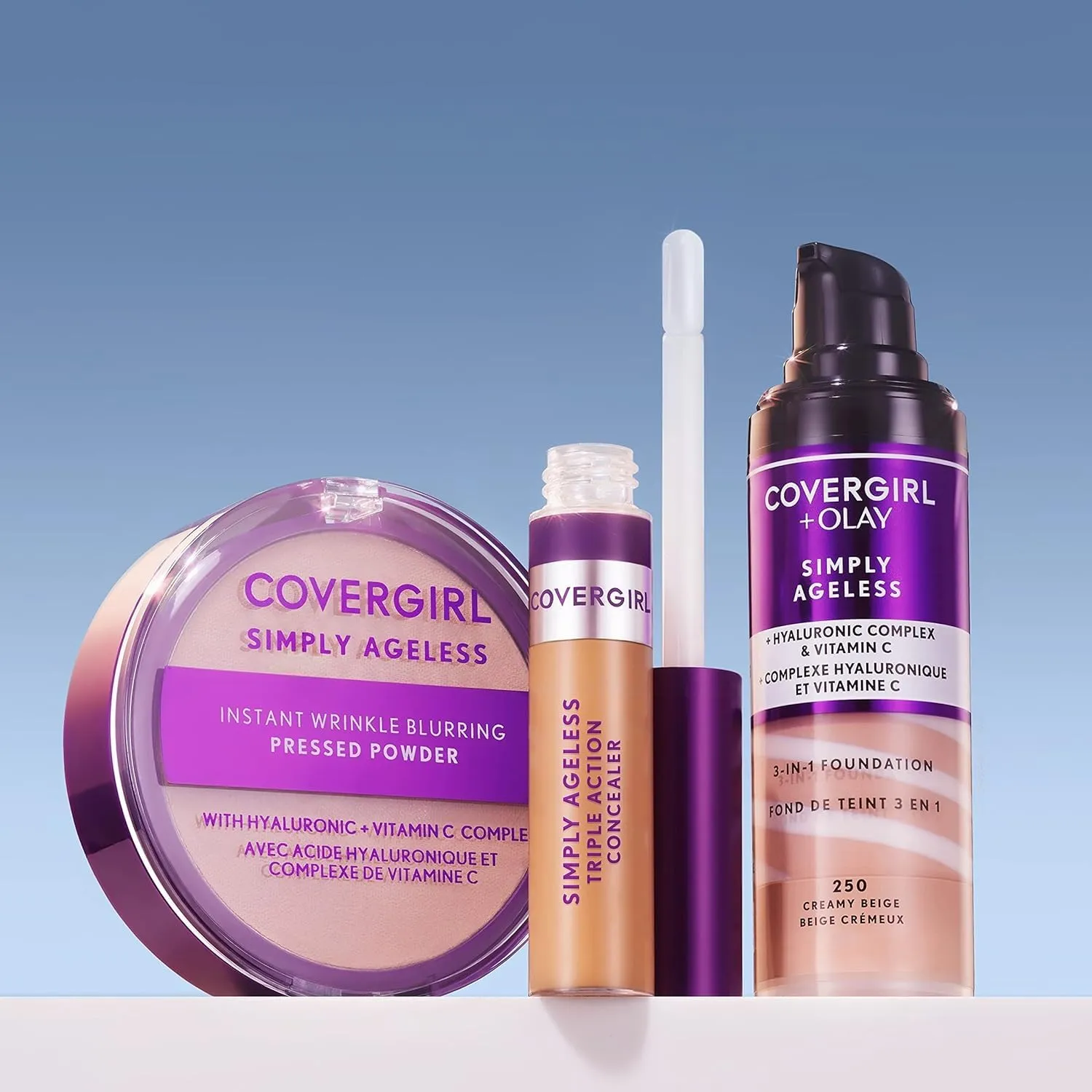 COVERGIRL OLAY Simply Ageless 3-in-1 Liquid Foundation, Golden Tan, 1 Fl Oz (Pack of 1)