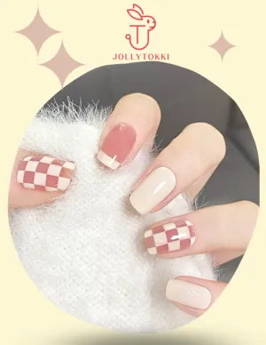 Cream Checkered
