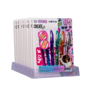 CREATE IT TATTOO PERFUME PEN 6X   2 STENCILS DISP