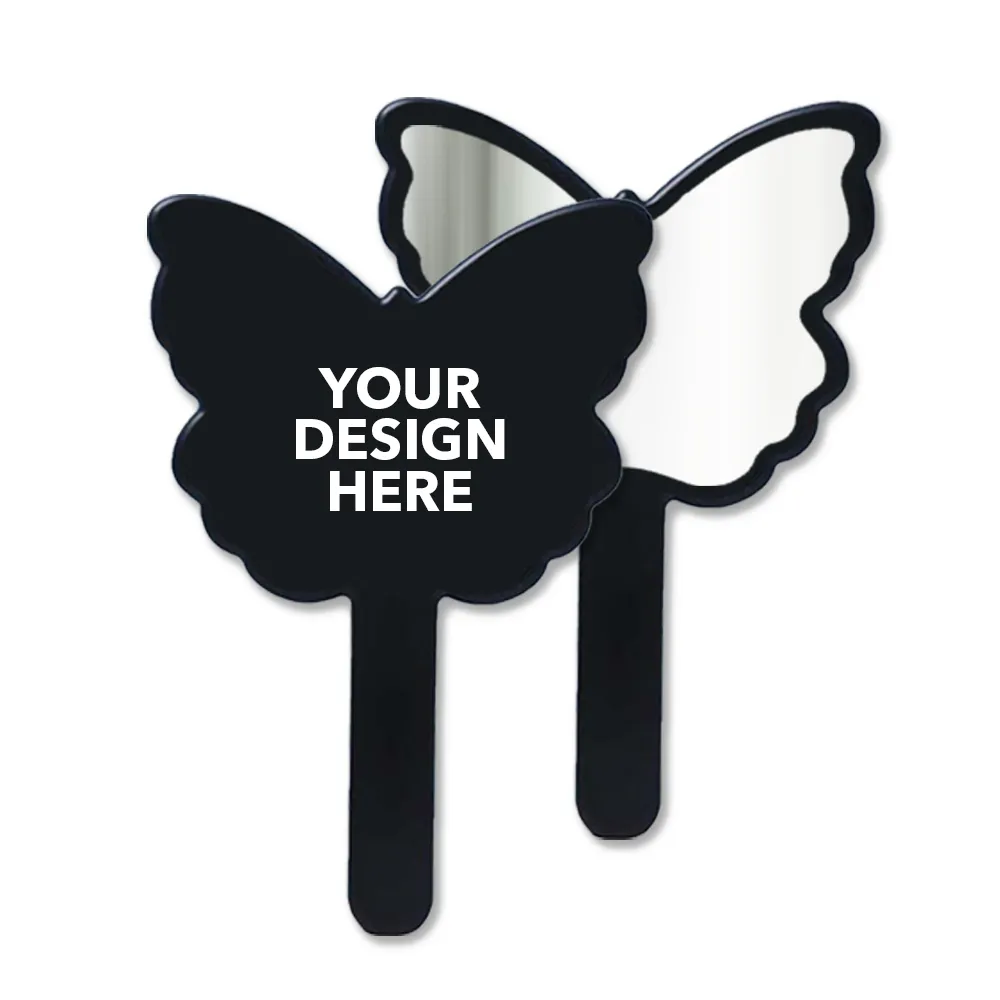 Custom Butterfly Shaped Hand Mirror