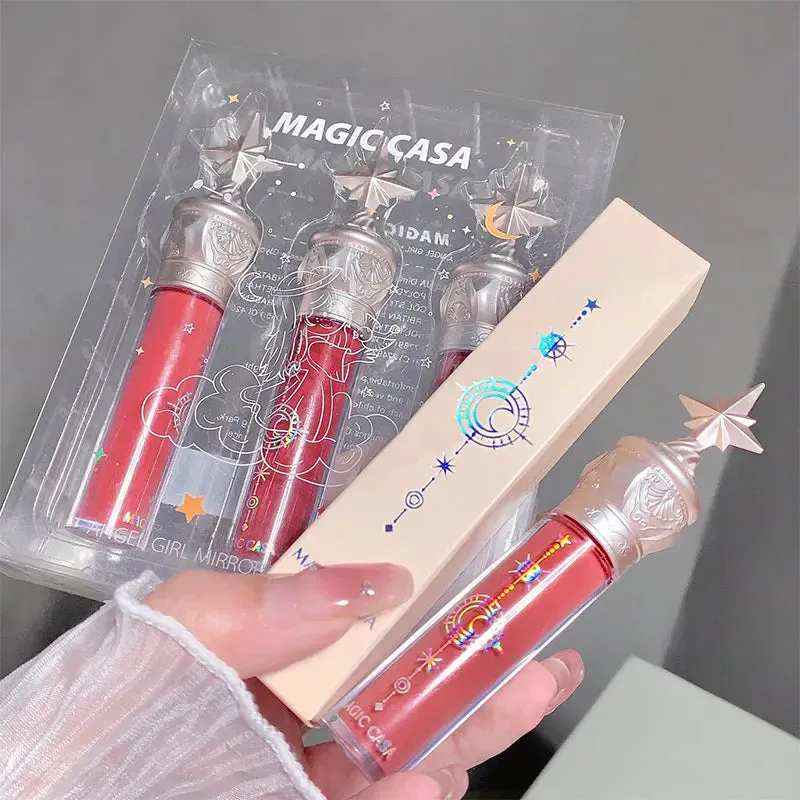 Cute Little Star Lip Stain - Glossier Transparent Lip Dye for a Long-Lasting Gloss.