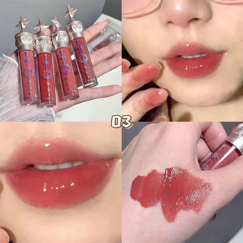 Cute Little Star Lip Stain - Glossier Transparent Lip Dye for a Long-Lasting Gloss.