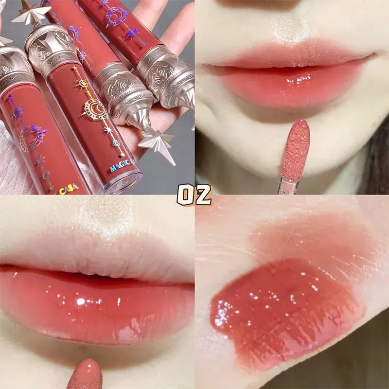 Cute Little Star Lip Stain - Glossier Transparent Lip Dye for a Long-Lasting Gloss.