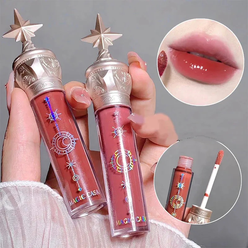 Cute Little Star Lip Stain - Glossier Transparent Lip Dye for a Long-Lasting Gloss.