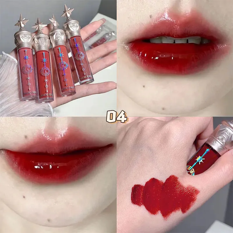 Cute Little Star Lip Stain - Glossier Transparent Lip Dye for a Long-Lasting Gloss.