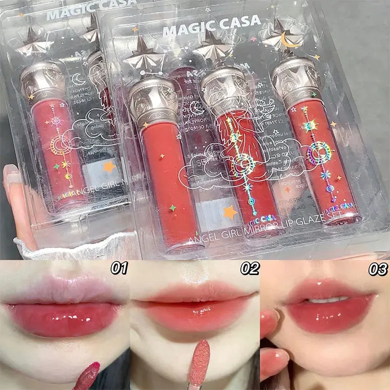 Cute Little Star Lip Stain - Glossier Transparent Lip Dye for a Long-Lasting Gloss.