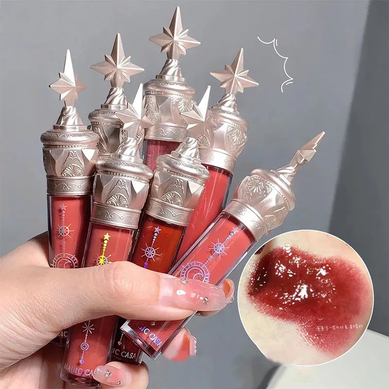 Cute Little Star Lip Stain - Glossier Transparent Lip Dye for a Long-Lasting Gloss.