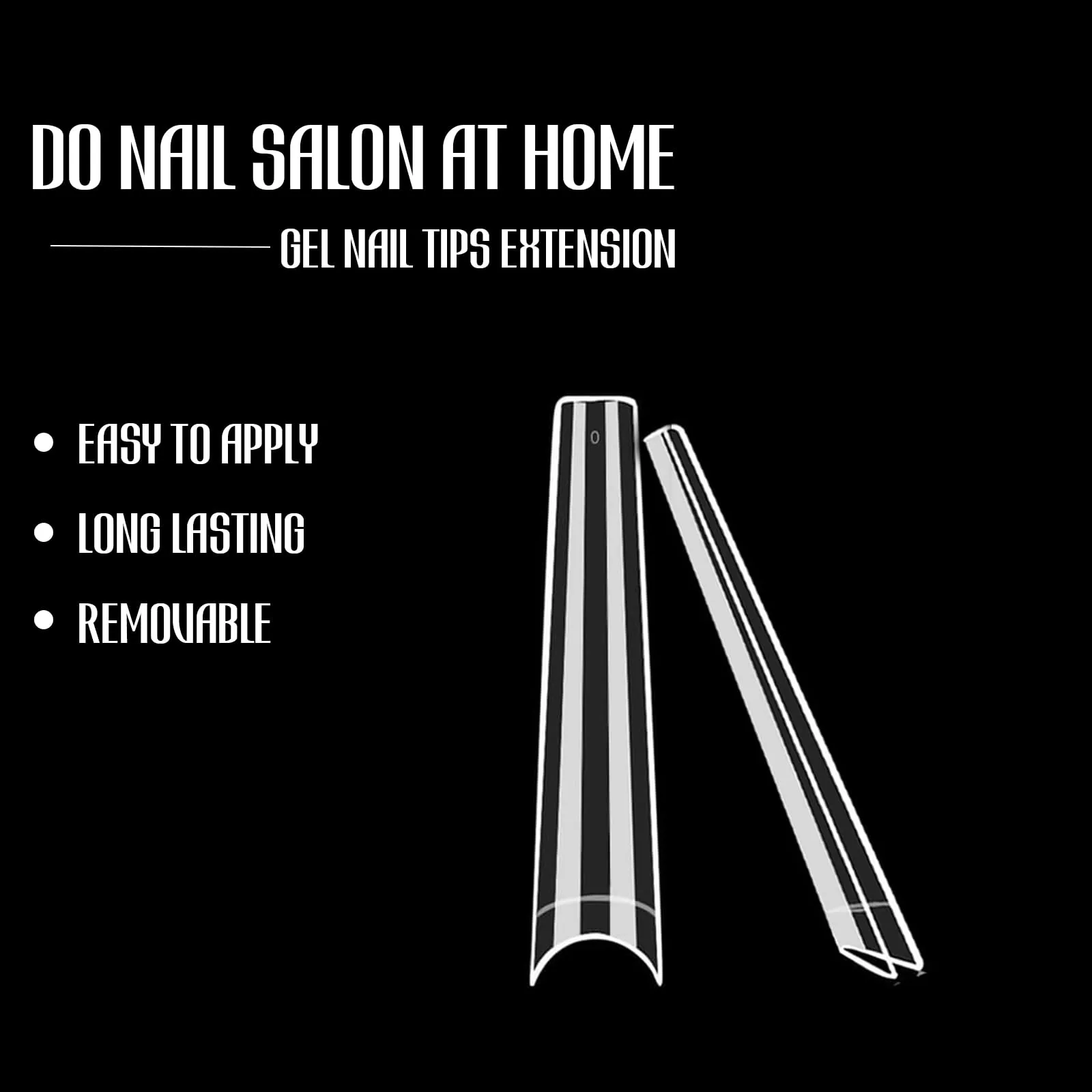 DASGIRL Clear No C Curve Nail Tips for Acrylic Nails Professional, 240Pcs XXXL Extra Long Tapered Coffin Straight Acrylic Nail Tips, Half Cover French Nail Extension False Nails for Manicure Nail Art