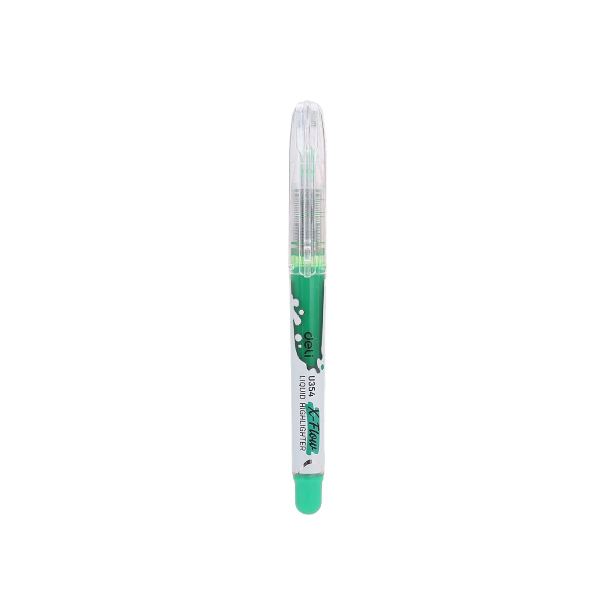 Deli Liquid Highlighter Chisel Tip Pen Type Green EU35450 1pc