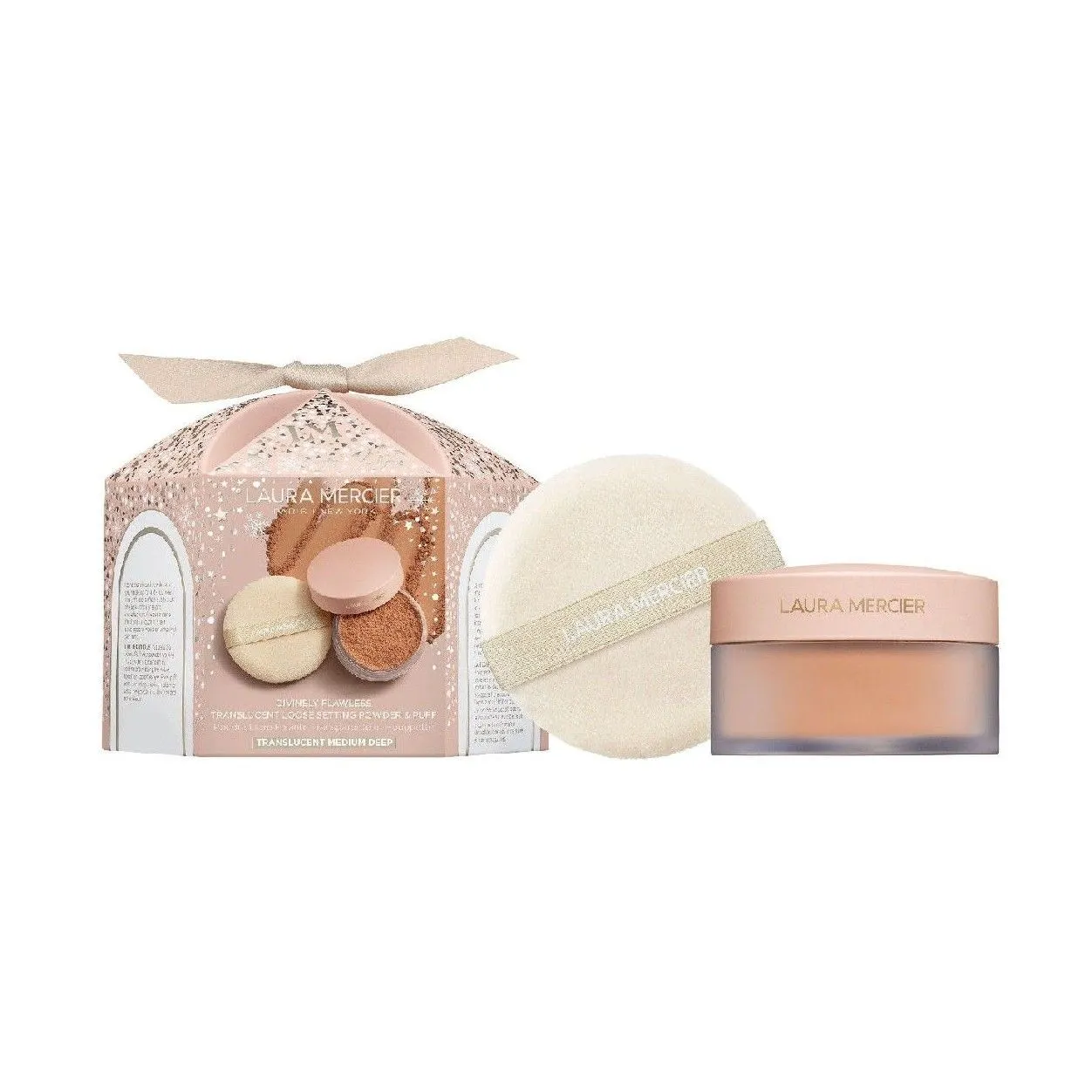 Divinely Flawless Translucent Loose Setting Powder & Puff Set (Limited Edition)