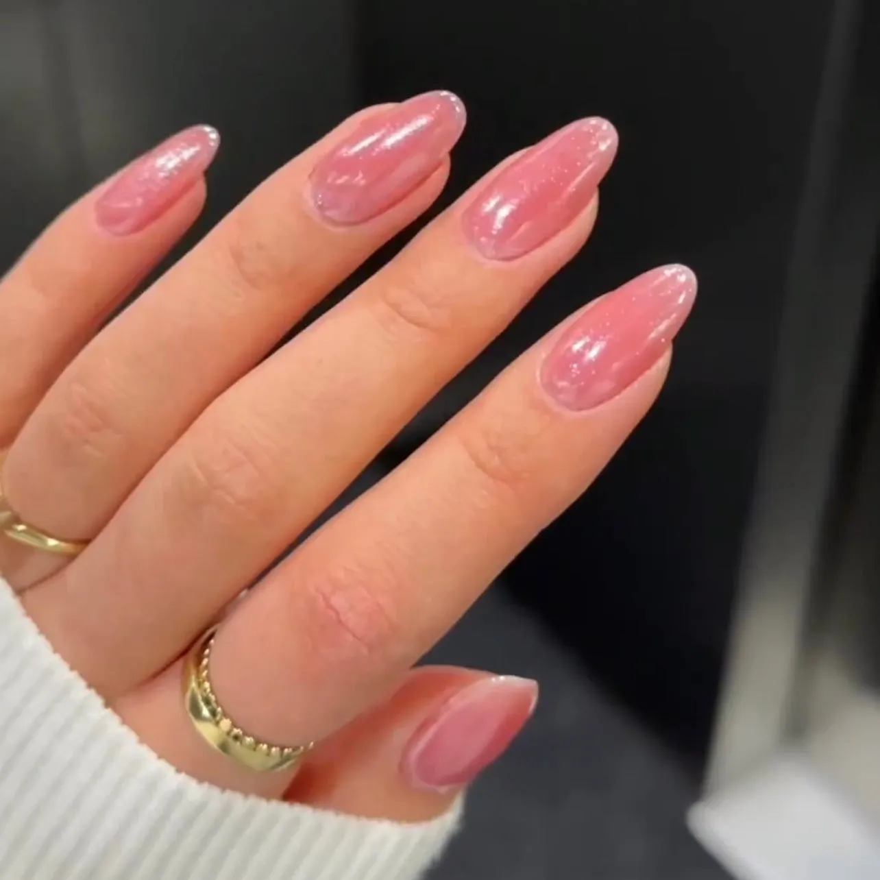 DND Chrome Effect White Silk #02