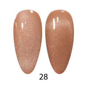 DND DC Creamy Nude 9D Cat Eye - 28 Caramel Lullaby