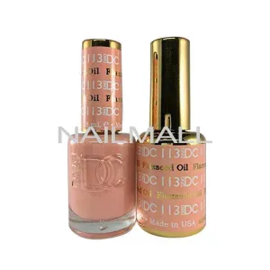 DND DC - Matching Gel and Nail Lacquer - DC113 Flaxseed Oil