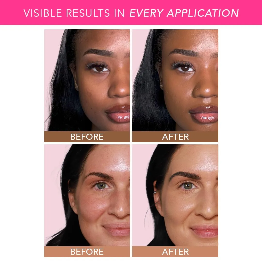 Doll 10 Peptide Bounce Balm Foundation  Hydrating, Age-Defying Foundation for Older Women, All Skin Types  Vegan, Clean, Natural, Medium Buildable Coverage, Blurs Fine Lines - [Light]