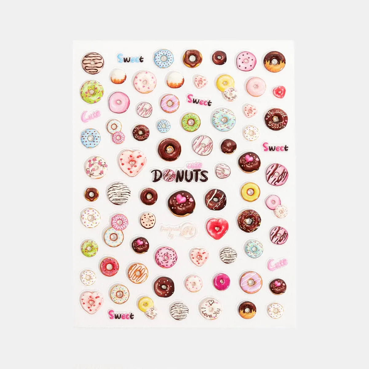 Donut Nail Art Stickers