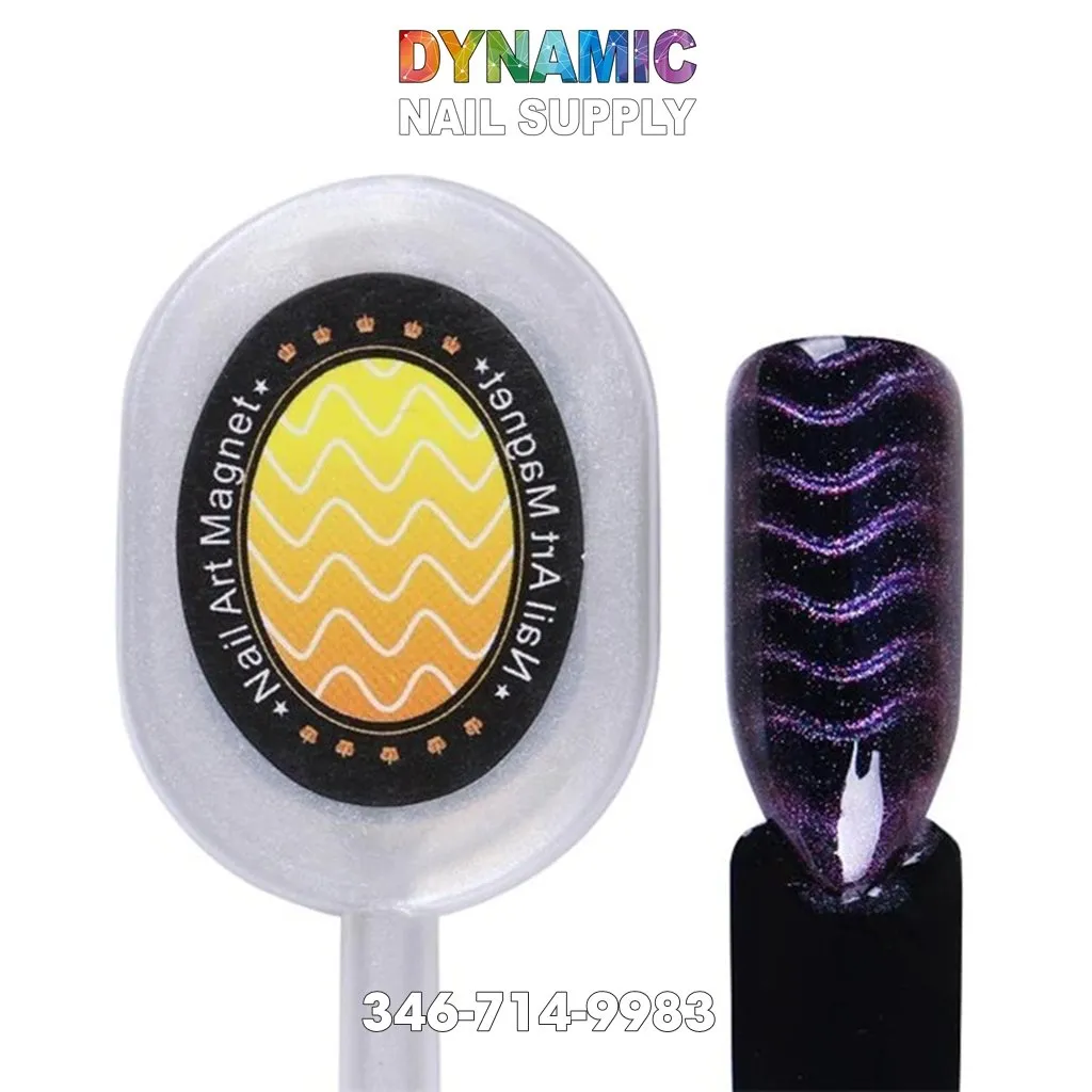 Double Headed Nail Art Magnet Stick for Nail Gel Polish Line Strip Effect