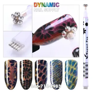 Double Headed Nail Art Magnet Stick for Nail Gel Polish Line Strip Effect