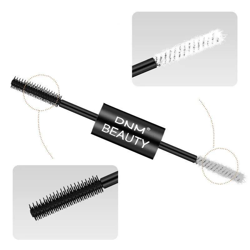 Double Wand Thick & Thin Black Mascara by DNM - High Pigment