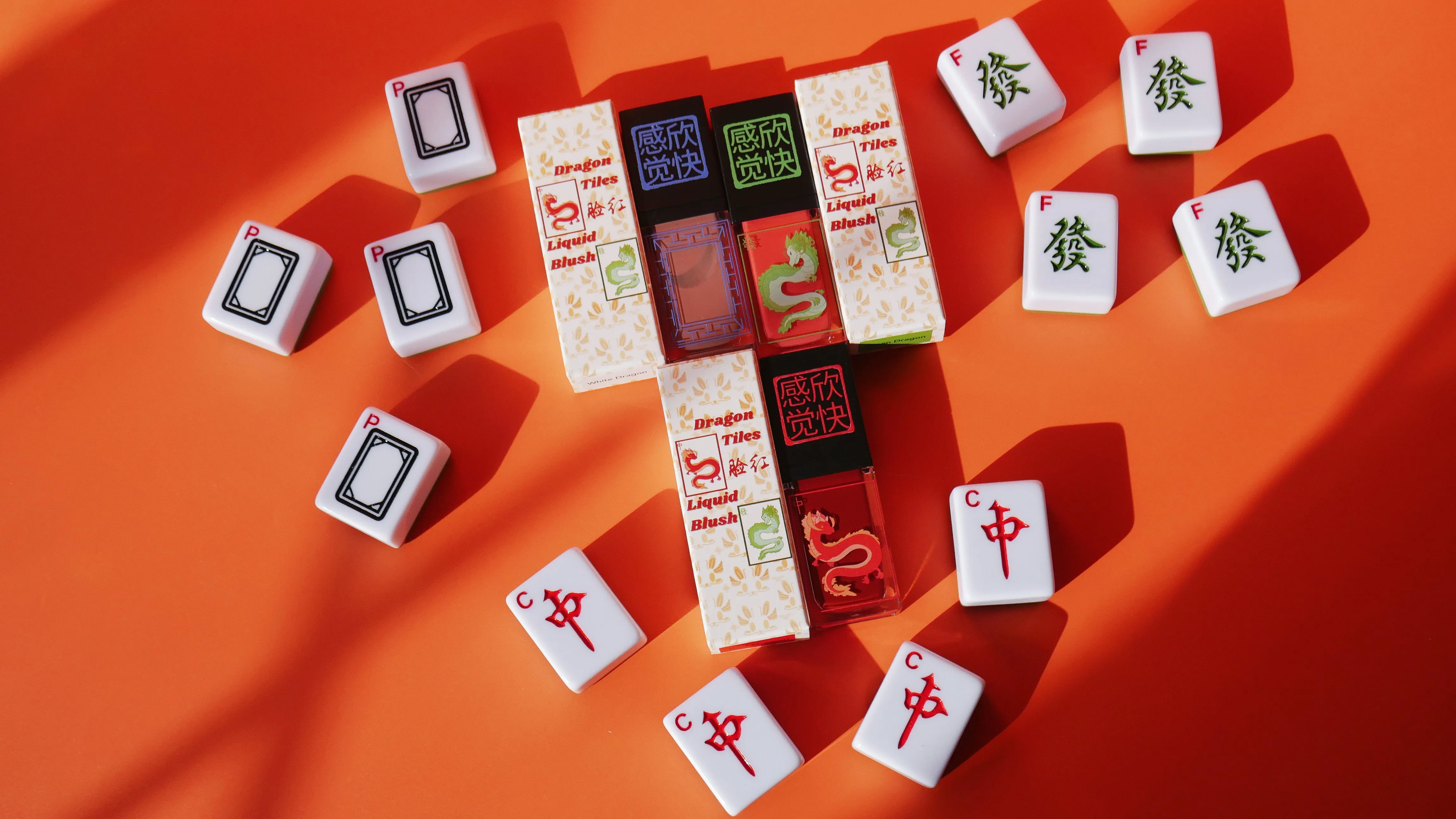 Dragon Tiles Liquid Blush