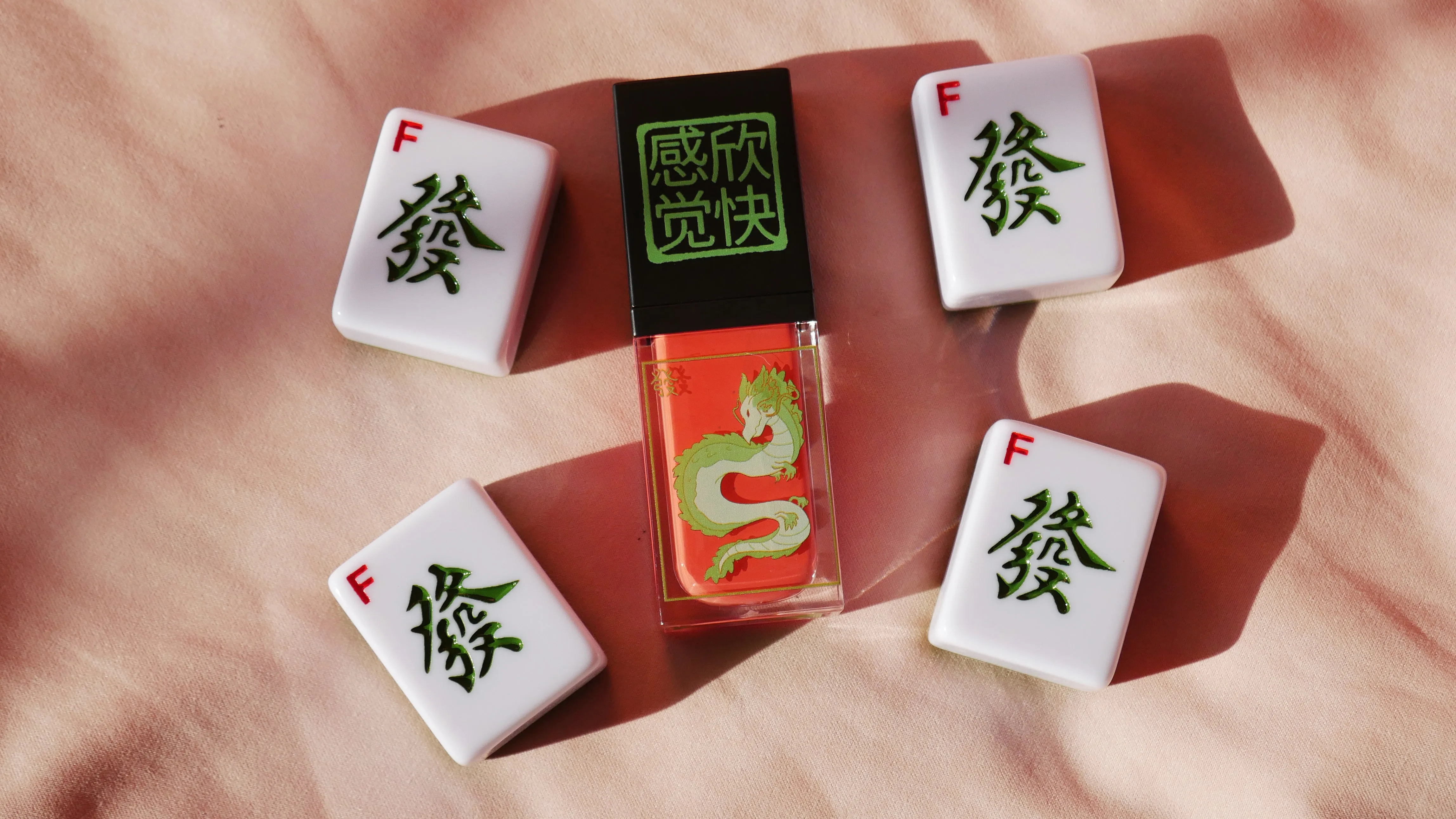 Dragon Tiles Liquid Blush