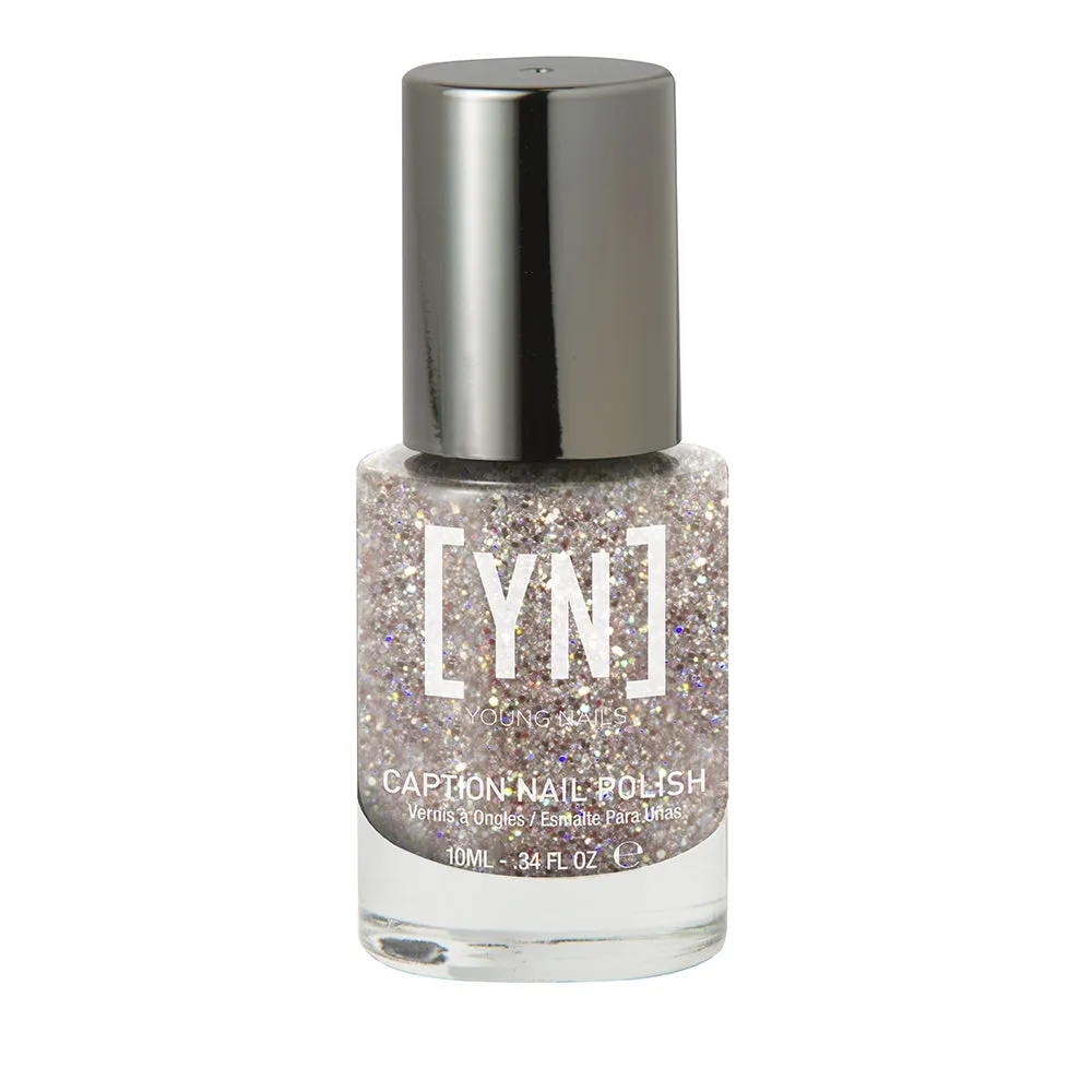 Drinks On Me, Rose Holo Glitter, 10ml