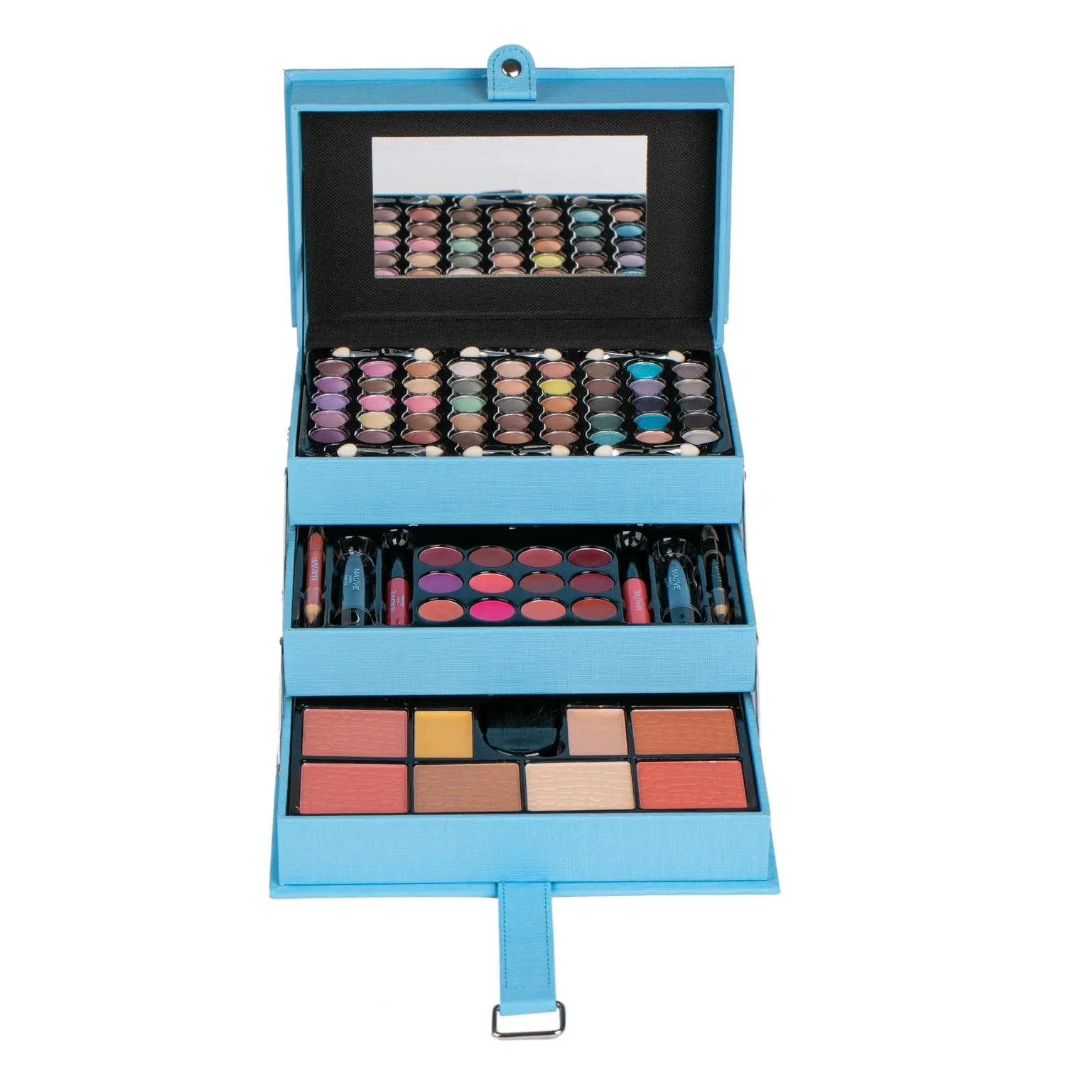DUER LIKA Professional 45 Color Eyeshadow Blush Cosmetic Foundation Face Powder Makeup Sets Eye Shadows Palette