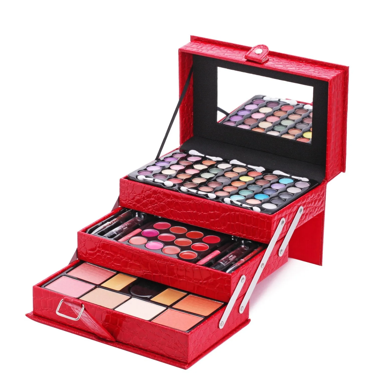 DUER LIKA Professional 45 Color Eyeshadow Blush Cosmetic Foundation Face Powder Makeup Sets Eye Shadows Palette