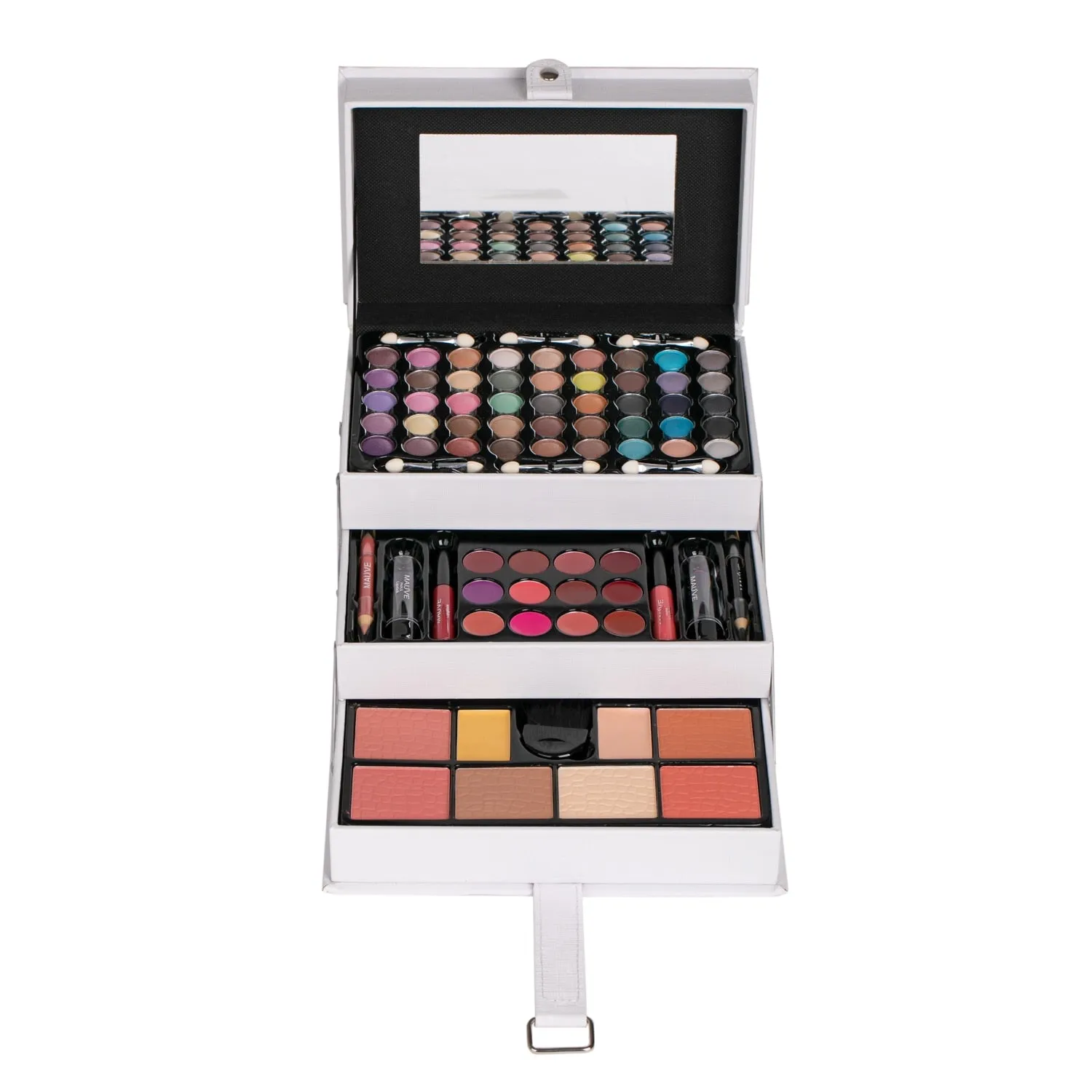 DUER LIKA Professional 45 Color Eyeshadow Blush Cosmetic Foundation Face Powder Makeup Sets Eye Shadows Palette