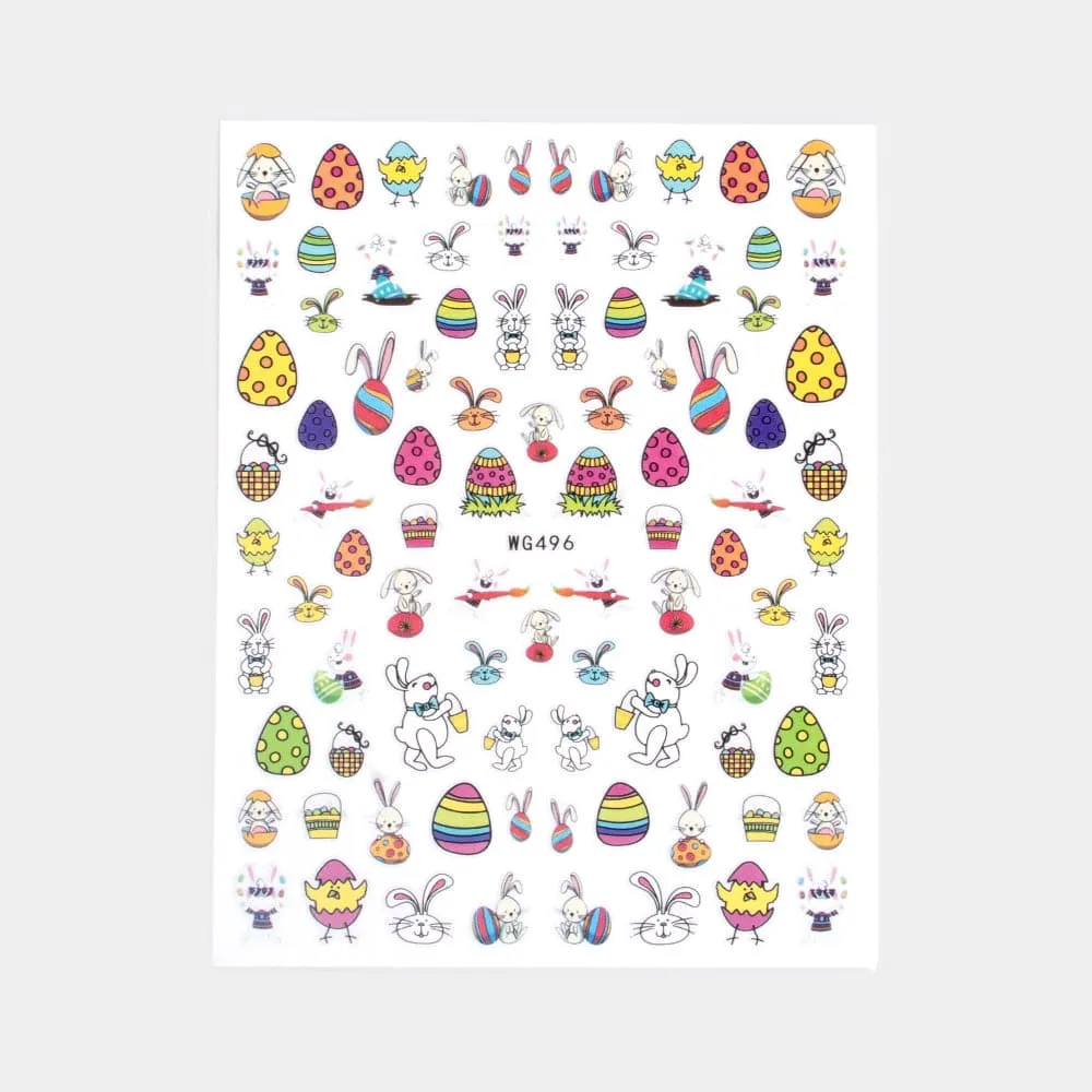 Easter Bunny Nail Stickers