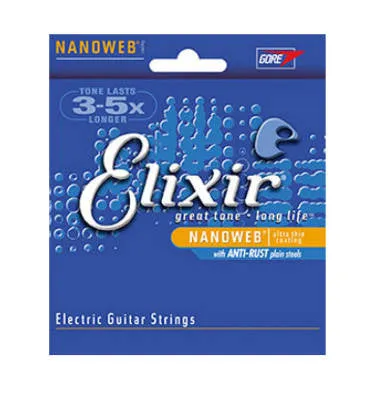 Elixir 15431 Electric Bass X-Long Scale Nickel Plated Single .130 String w/ Nanoweb Coating