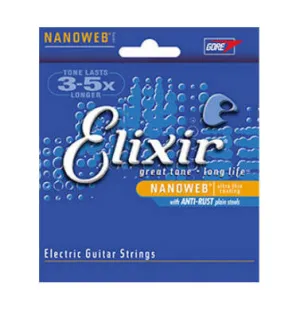 Elixir 15431 Electric Bass X-Long Scale Nickel Plated Single .130 String w/ Nanoweb Coating