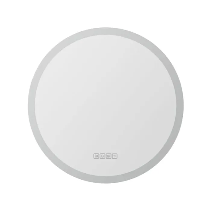 Embellir Bluetooth Led Wall Mirror With Light 60cm Bathroom Decor Round Mirrors