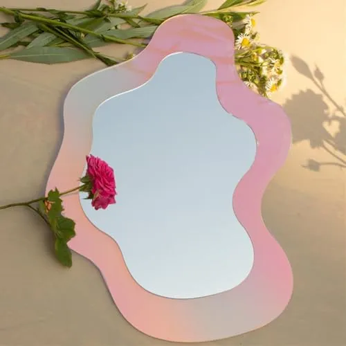 Enakshi Makeup Mirror Creative Decorative Aesthetic Mirror for Home Wall Living Room Irregular 27cmx20cm|Home & Garden | Home D?©cor | Mirrors