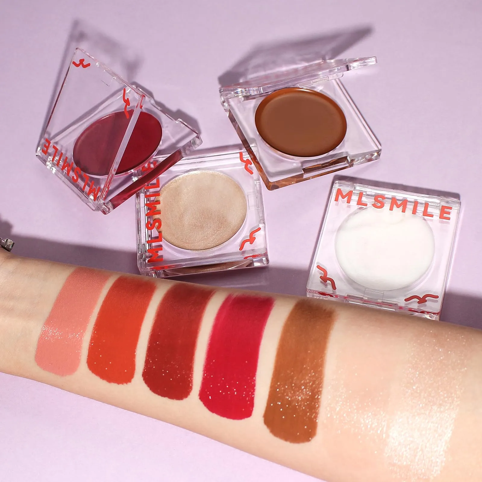 Erinde Cream to Gel Blush for Cheek and Lip Tint, Buildable & Blendable Ultra Pigmented Formula, Matte Dewy Finish, Multi-Purpose Cheek and Lip Cream Blusher, Natural Makeup for Glowing Skin, 03#