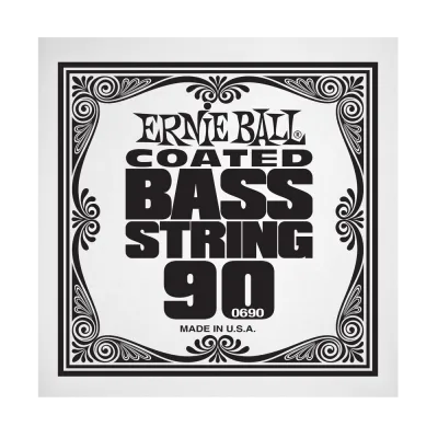 Ernie Ball 0690EB .090 Single Coated Nickel Wound Electric Bass String