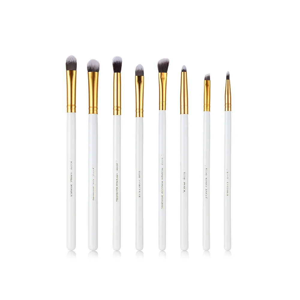 Essential Makeup Brush Set White 8 Pcs T099