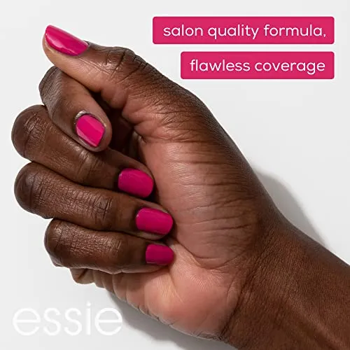 essie Salon-Quality Nail Polish, 8-Free Vegan, Terracotta Rose Pink, Mrs. Always-right, 0.46 fl oz