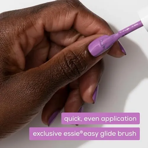 essie salon-quality nail polish, vegan, pink, cream, blushin' & crushin', 0.46 fl oz