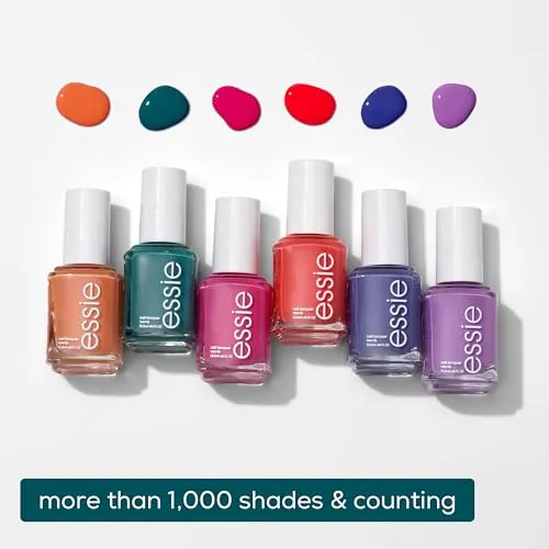 essie salon-quality nail polish, vegan, pink, cream, blushin' & crushin', 0.46 fl oz