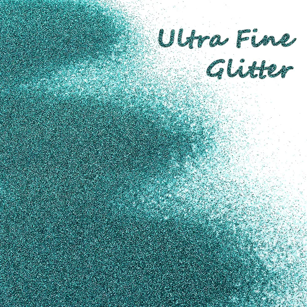 Estanoite Ultra Sparkle Glitter 150g / 5.3oz for Arts Crafts Halloween Decoration, Metallic Glitters for Makeup Costumes Nails Cosmetics Face Hair, Epoxy Glitters for Resin tumblers (Aquamarine)