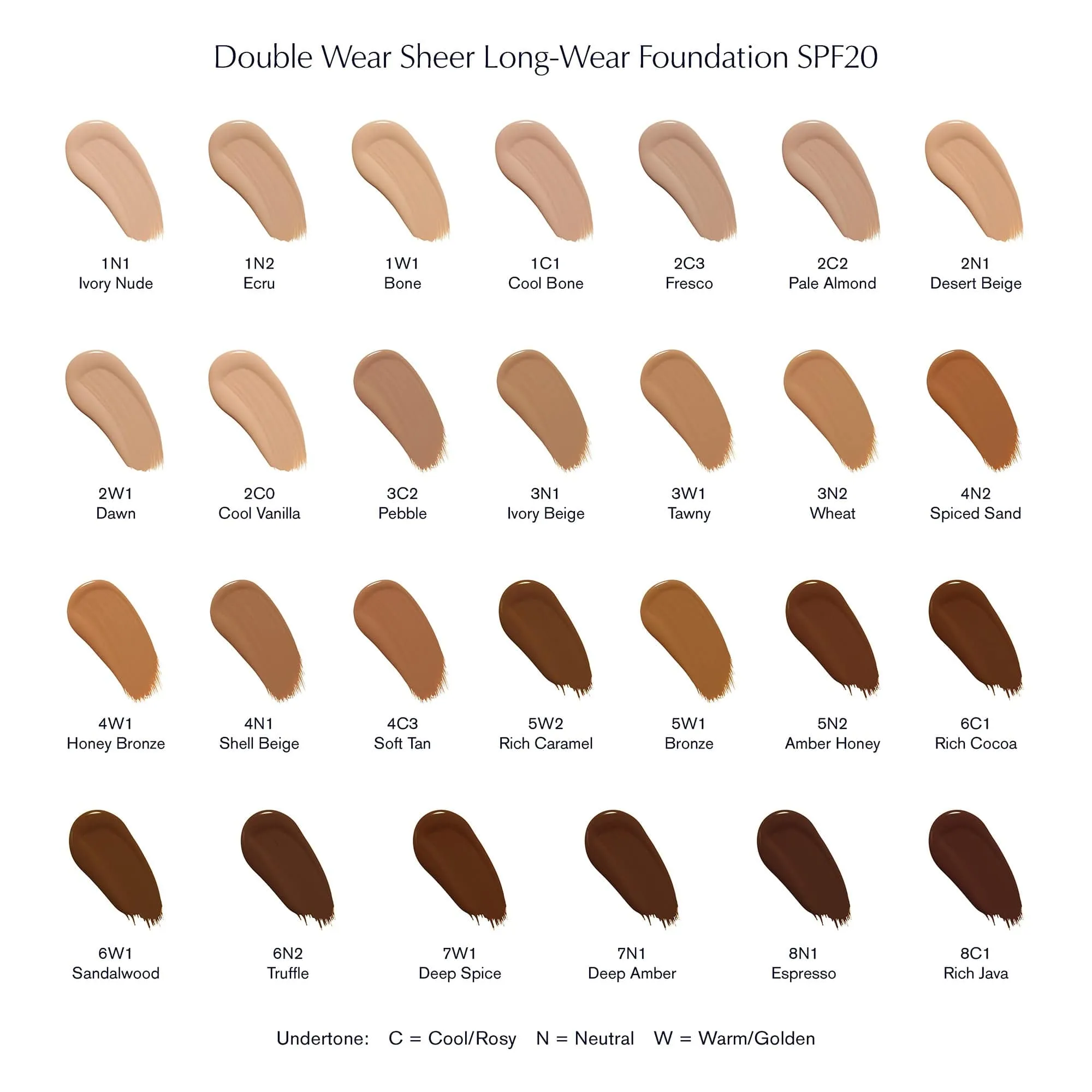 Estée Lauder Double Wear Sheer Long-Wear Foundation SPF20 30ml