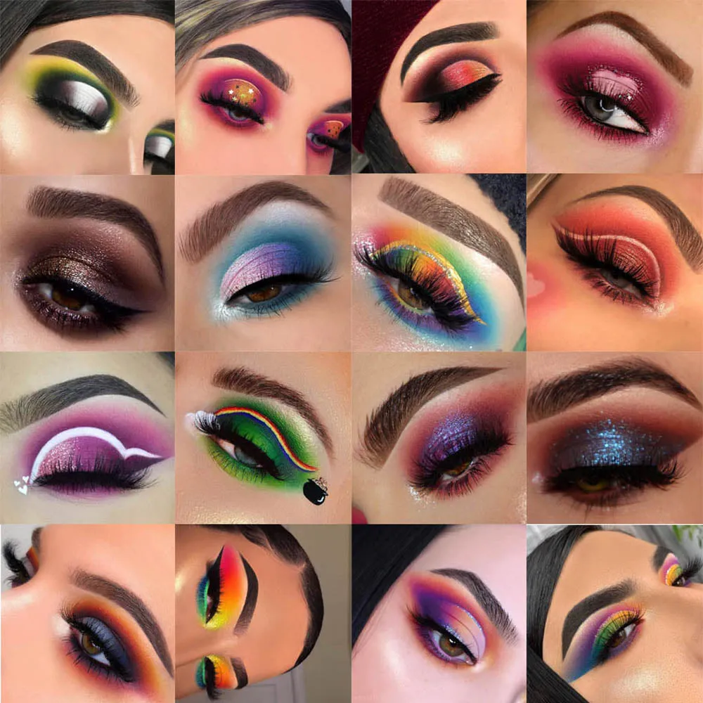 evpct 39 Color Rainbow Matte and Shimmer Eyeshadow sombras de ojos Palette Makeup Pallet,Bright Colorful Dark Eyeshadow palette Paletts High Pigmented Long Lasting Waterproof paleta de maquillaje