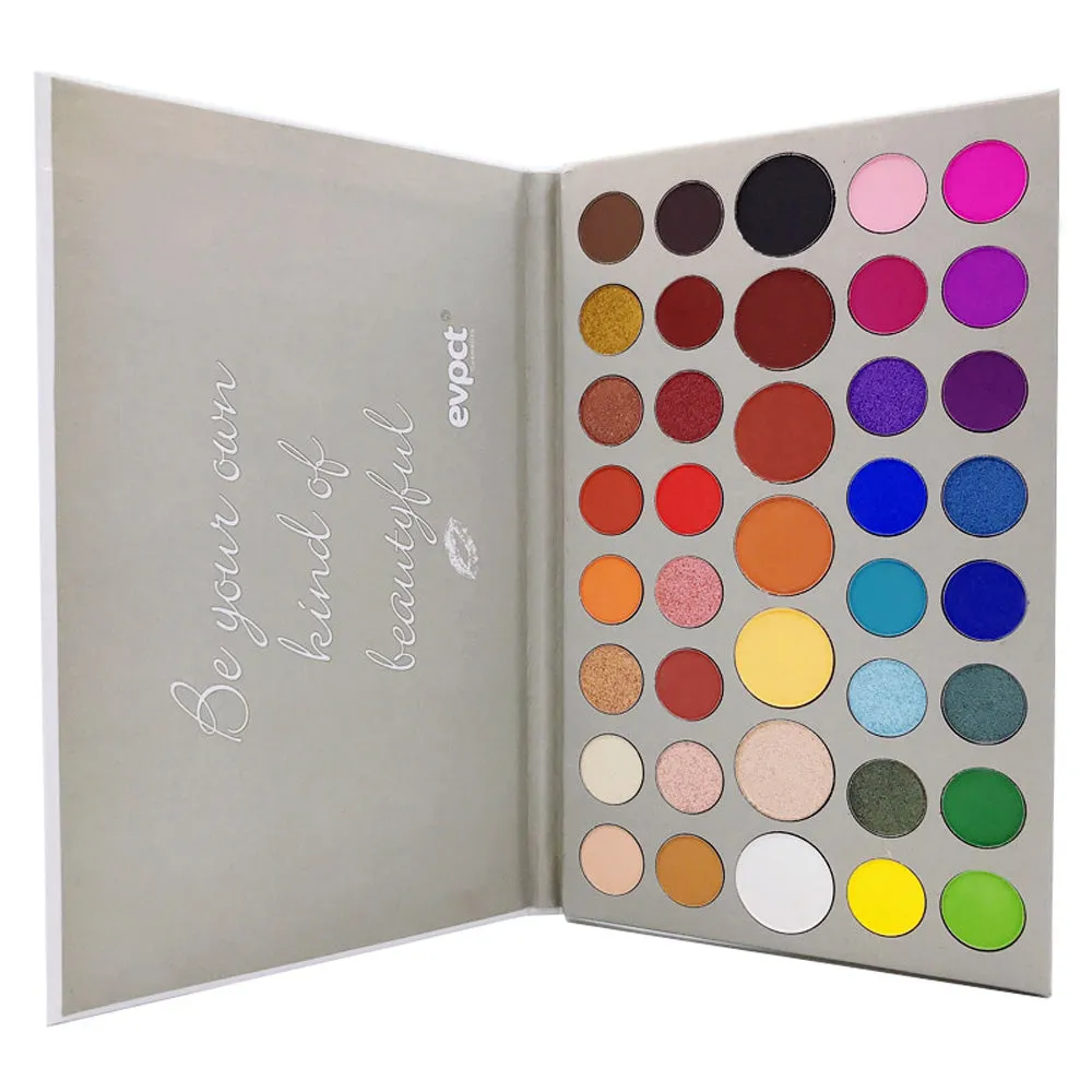 evpct 39 Color Rainbow Matte and Shimmer Eyeshadow sombras de ojos Palette Makeup Pallet,Bright Colorful Dark Eyeshadow palette Paletts High Pigmented Long Lasting Waterproof paleta de maquillaje