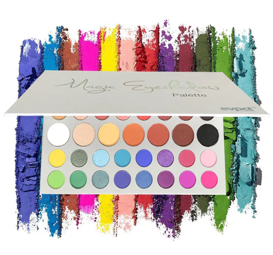 evpct 39 Color Rainbow Matte and Shimmer Eyeshadow sombras de ojos Palette Makeup Pallet,Bright Colorful Dark Eyeshadow palette Paletts High Pigmented Long Lasting Waterproof paleta de maquillaje
