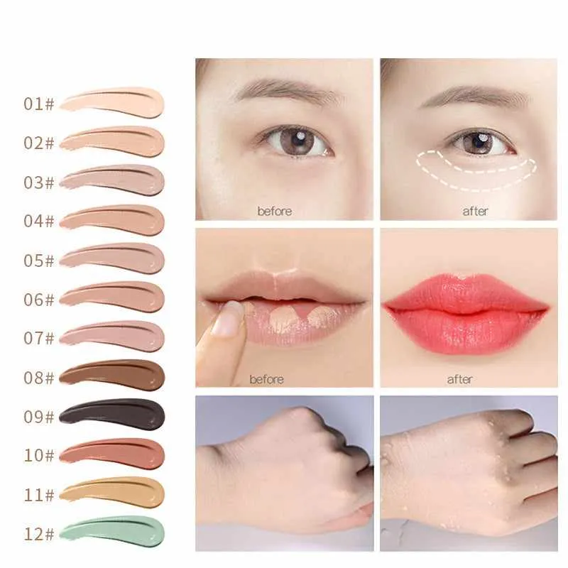 Face Make Up Concealer Corretivo Acne Contour Palette Makeup