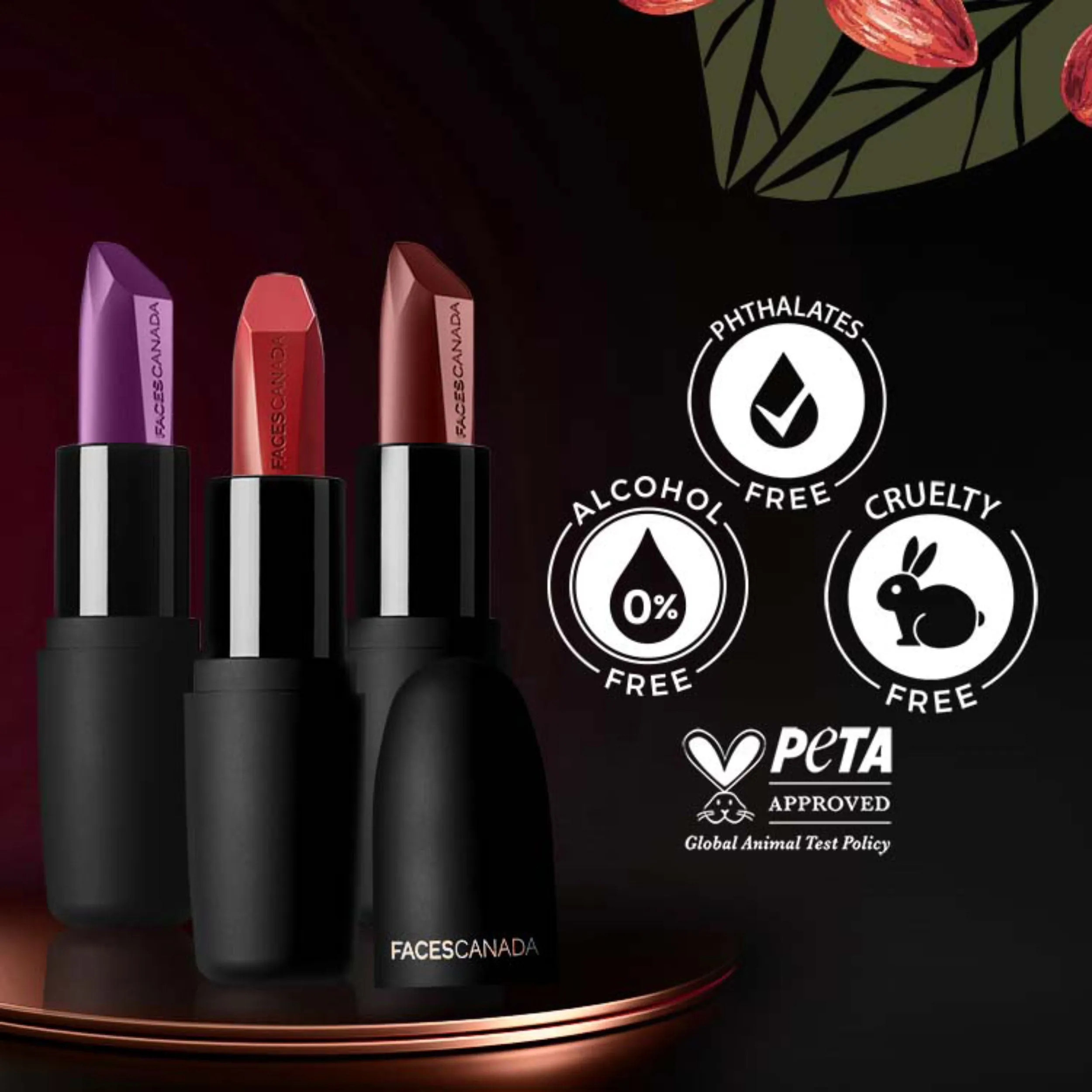 Faces Canada Weightless Matte Lipstick |Jojoba and Almond Oil enriched| Highly pigmented | Smooth One Stroke Weightless Color | Keeps Lips Moisturized | Shade - Pink Sugar 4.5 g