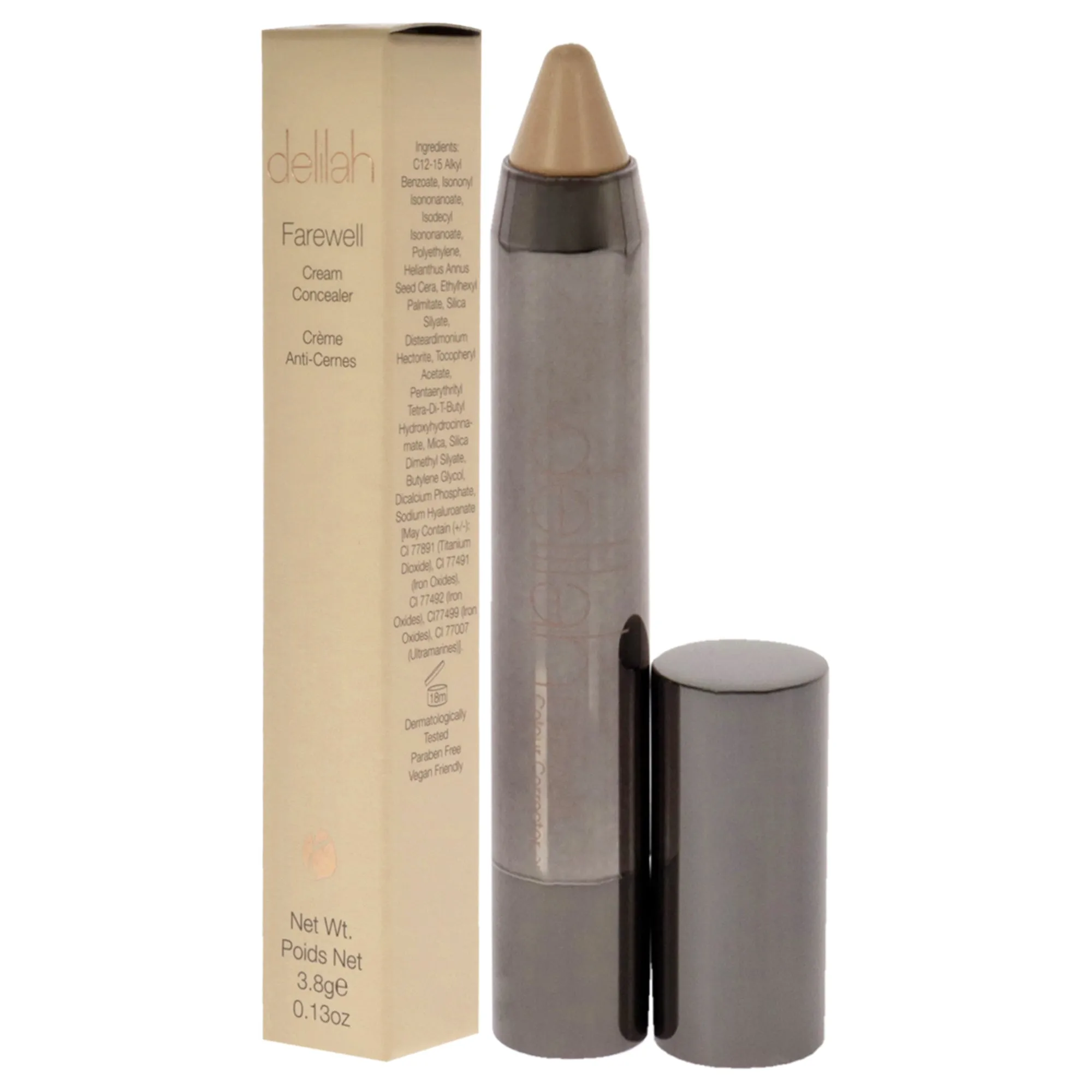 Farewell Cream Concealer - Linon by Delilah for Women - 0.13 oz Concealer